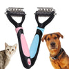 Comb Rake Grooming Dematting Pet-Undercoat Professional Dog for Puppy-Hogard