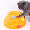 DCPET Three Levels pet cat toy Tower Tracks cat toys ball