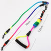 Dogs Leash Handle Dog-Traction-Rope Pet-Lead-Foam Rainbow Nylon Round Two for 2-Or-3