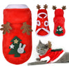 Cat Puppy-Outfit Santa-Costume Christmas Hoodie Pet-Dog Kitten Small Accessories Dogs