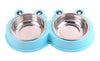 Food-Bowl Water-Food-Storage-Feeder Puppy Stainless-Steel 3-Colors Combo Rice-Basin Pet-Dog