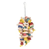 Arrival Wood Colorful Parrot Toys Chew Toy Pet Bird Toys Hanging Swing Cage Toys