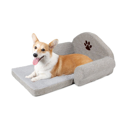 Bed Kennel Pet-Products Cat-House Animals Paw-Design Pet-Cushion-Mat Removable Dog Sofa