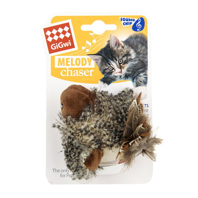 Hoopet Pet Cat Bird Interactive Feather Plastic Chew Toy