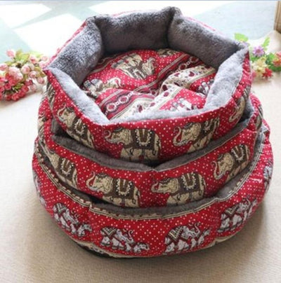 PAWZ Road Round Cat Bed Couch Cute 3 Pattern Soft Sofa House