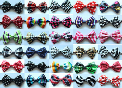 Pet-Neckties Wedding-Accessories Christmas-Supplies Holiday-Products Solid Dog Adjustable