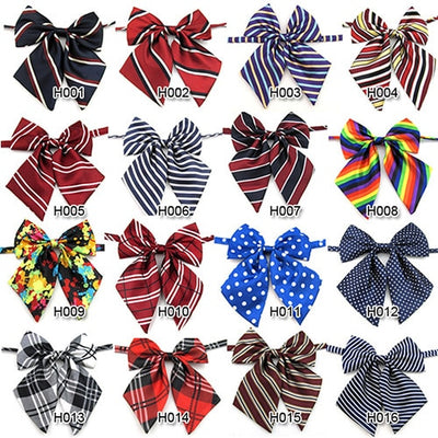 Pet-Neckties Wedding-Accessories Christmas-Supplies Holiday-Products Solid Dog Adjustable