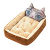 pawstrip Cute Pet Winter Dog Bed Sofa Soft Warm Bed House Cartoon Small Dog Bed Cushion