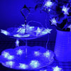 Ornaments Stars-Lights Xmas-Tree-Garland Natal-Decoration Christmas DIY 6m Battery-Powered