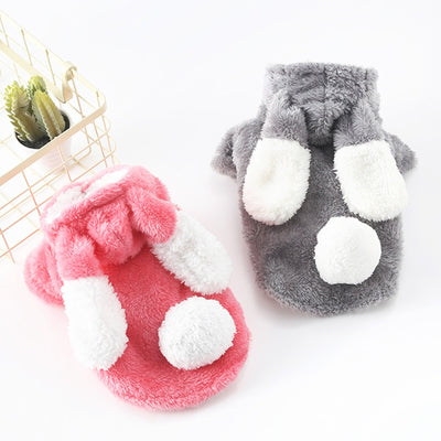 Funny Cat Clothes Winter Clothing For Kitten Furry Rabbit Cosplay Costume