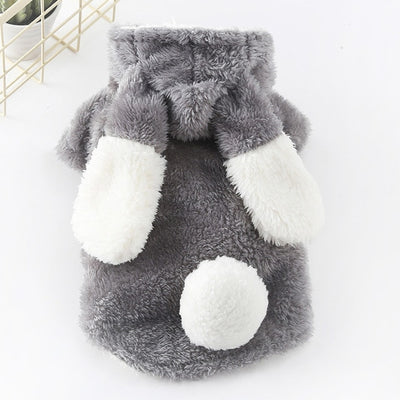 Funny Cat Clothes Winter Clothing For Kitten Furry Rabbit Cosplay Costume