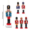 Ourwarm Hanging-Pendant Soldiers-Band-Doll Nutcracker Desktop-Decoration Wooden Xmas-Tree