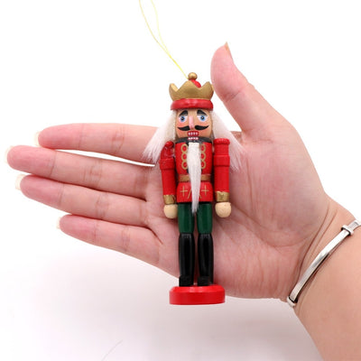 Ourwarm Hanging-Pendant Soldiers-Band-Doll Nutcracker Desktop-Decoration Wooden Xmas-Tree