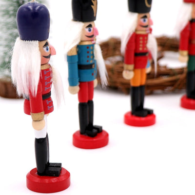 Ourwarm Hanging-Pendant Soldiers-Band-Doll Nutcracker Desktop-Decoration Wooden Xmas-Tree