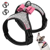 Pet-Supplies Harnesses-Vest Dog-Accessories Pitbull Rhinestone Dogs Reflective Nylon