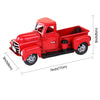 Ourwarm Car-Model Wheels Table-Top-Decor Red Truck Kids Metal New-Year's-Products