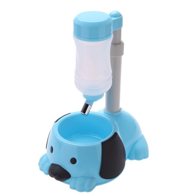Bowl Bottle Puppy-Feeder Water-Drinking-Dispenser Automatic Fountain Plastic Utensils