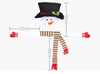 Large Snowman Christmas-Decorations Home Outdoor with Scarf Hat Hanging New-Year Dinner