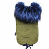 Puppy-Jacket Parka Dog-Coat Pet Small-Dog GLORIOUS Fleece Winter Windproof Luxury Collar