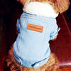 Costume Coat Jeans Pet-Clothing Dog-Jacket Puppy Poodle-Bichon Chihuahua Winter Denim