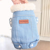 Costume Coat Jeans Pet-Clothing Dog-Jacket Puppy Poodle-Bichon Chihuahua Winter Denim