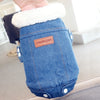 Costume Coat Jeans Pet-Clothing Dog-Jacket Puppy Poodle-Bichon Chihuahua Winter Denim