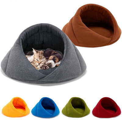IDEPET Warm Cave Soft Pet Dog Cushion Padded Cat Bed Mat