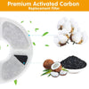 4 Packs Activated Carbon Replacement Filters Cat Fountain Automatic Flower Water