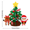 OurWarm Felt Christmas Tree with Ornaments Toddler New Year Toys DIY Craft  Artificial Tree