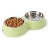 Dog Cat Feeder Bowl Feeding Station Tray with Stand Animal