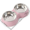 Dog Cat Feeder Bowl Feeding Station Tray with Stand Animal