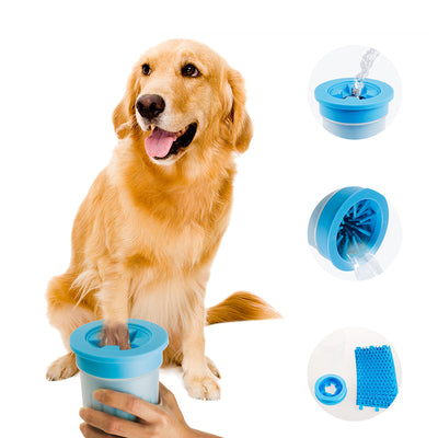 Petshy Pet-Brush Dog-Foot Washer Bristles Gentle Quickly-Clean-Paws Silicone Cup Soft