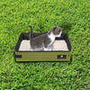 GoldCister Cat Litter Folding Pet Pan Waterproof Outdoor