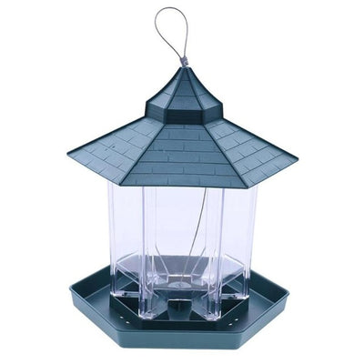 Asypets Bird-Feeder Food-Container Hanging Garden-Decoration Pavilion Outdoor Cage-Cup