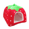 House-Tent Cave Basket Kennel Cushion Pet-Products-Supplies Animal-Bed Pet-Dog-Cat Strawberry