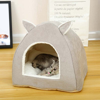 Foldable Bed Self Warming for Indoor Cats Dog House