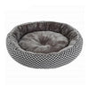 pawstrip Soft Plush Winter Dog Bed Round Bed Warm Puppy Cushion Chihuahua Teddy Small