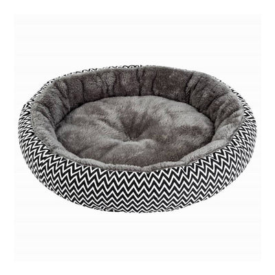pawstrip Soft Plush Winter Dog Bed Round Bed Warm Puppy Cushion Chihuahua Teddy Small
