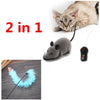 Strong-Toyers 1set Cat Toy RC Rat Mice Funny Kitten On