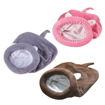 Coral Fleece Sleeping Bag For Puppy Small Dogs Cat Mat