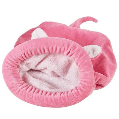 Coral Fleece Sleeping Bag For Puppy Small Dogs Cat Mat