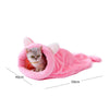 Coral Fleece Sleeping Bag For Puppy Small Dogs Cat Mat