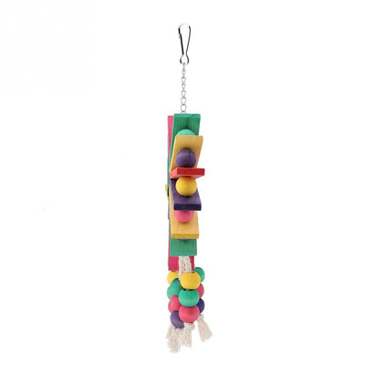 New Style Pet Parrot Toys Wooden Hanging Cage Toys for Parrots Bird Funny Hanging Hanging