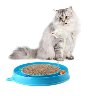 VKTECH Cat Toys Cat Scratch Board Mouse Toys for Cats