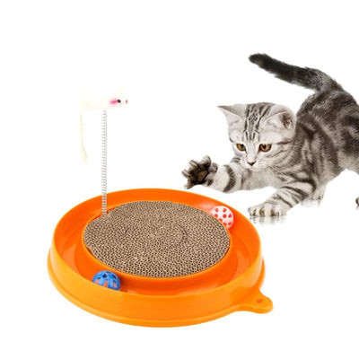 VKTECH Cat Toys Cat Scratch Board Mouse Toys for Cats
