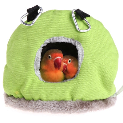 New Parrot Nest Plush Warm Winter Hammock Pet Bird Hanging Swing Bed Cave 3 Size