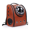 Cat carrier Backpack Breathable Travel Leather Shoulder Bag Cat Soft Outdoor Portable Packaging Carrier