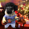Pet-Guitar-Player Dog-Costume Halloween New-Year Funny French Dog Small Cosplay for Cats-3