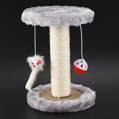 Professional Cat Scratching Post With Hanging Mouse Play Toy