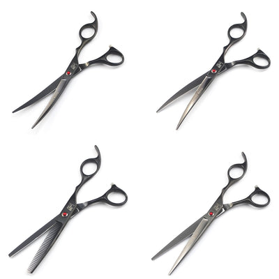Professional Pet-Scissors Grooming-Set Thinning for Dog Straight 4pcs/Set 7inch